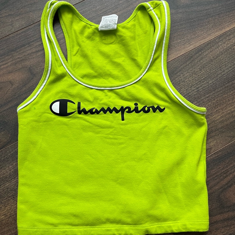 Champion Bright Lime Tank Top